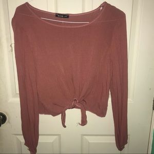 Pink Tied Top
